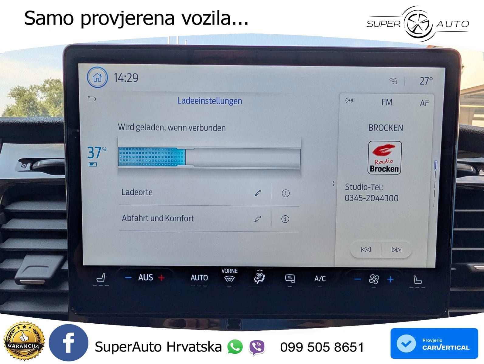 Ford E-Transit Kasten 350 L3H2 77/68kwh ACC+Kamera 184 KS