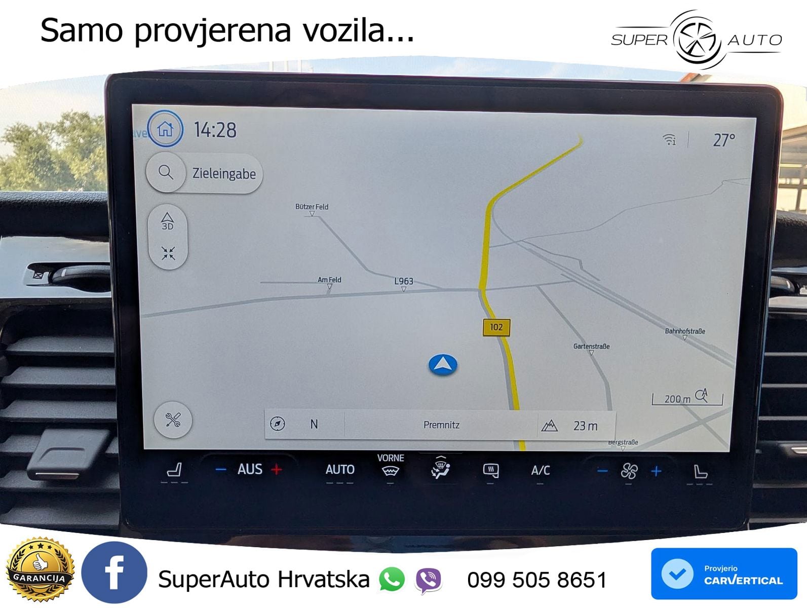 Ford E-Transit Kasten 350 L3H2 77/68kwh ACC+Kamera 184 KS
