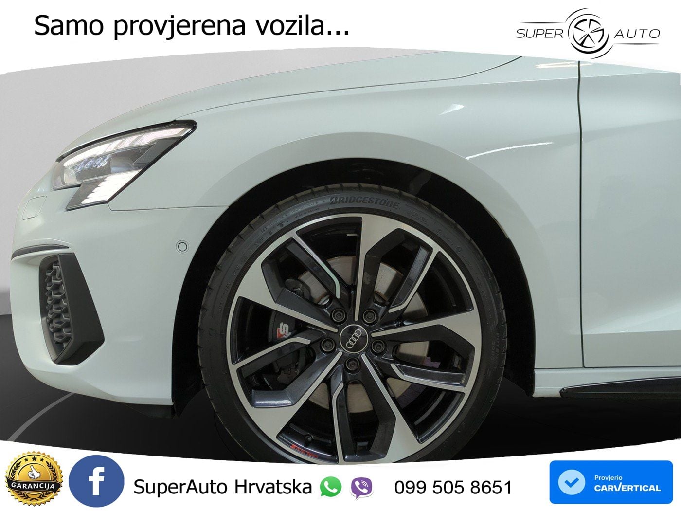 Audi S3 Limuzina 2.0 TFSI (310 KS) quattro S tronic LED+GR SJED+ACC