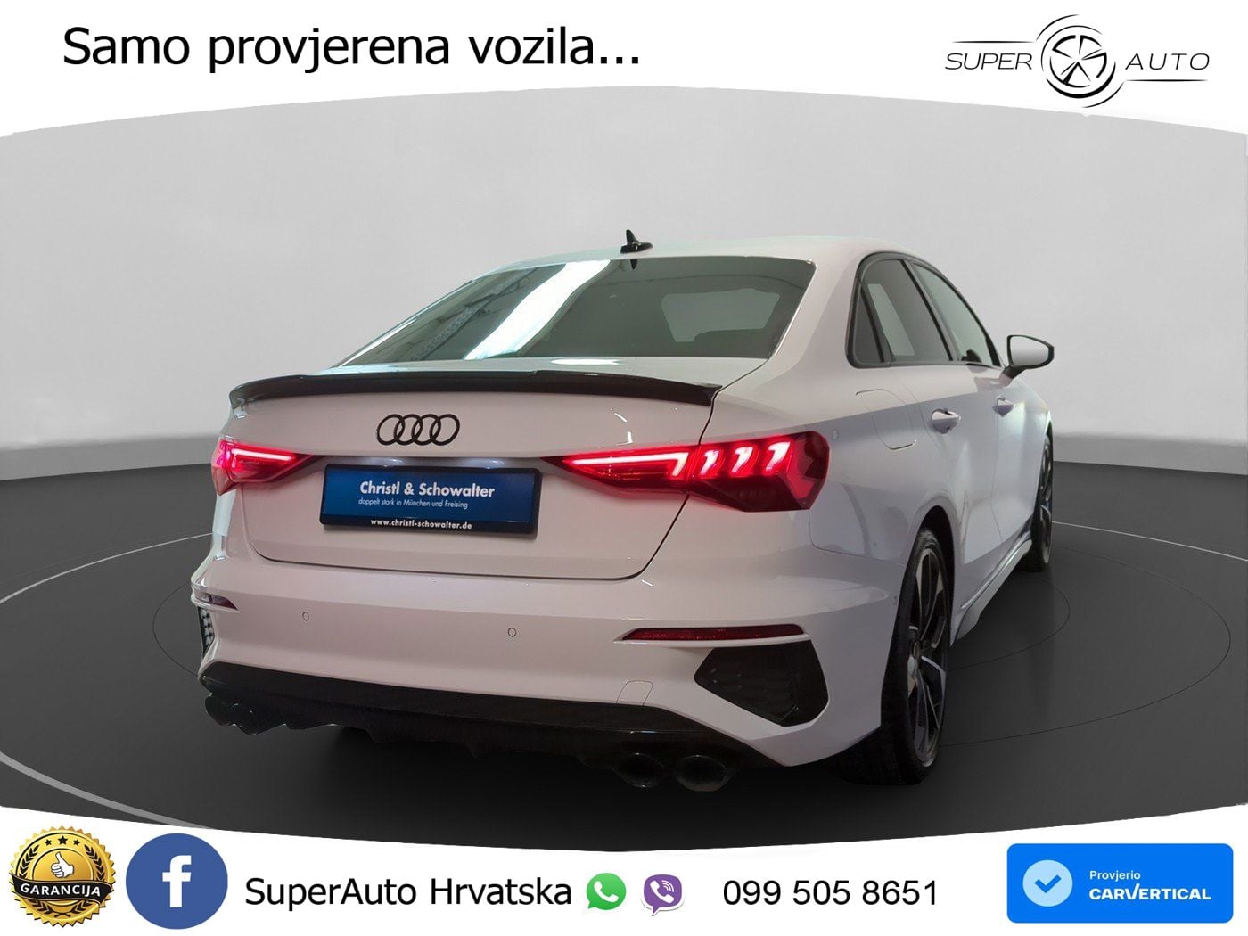 Audi S3 Limuzina 2.0 TFSI (310 KS) quattro S tronic LED+GR SJED+ACC