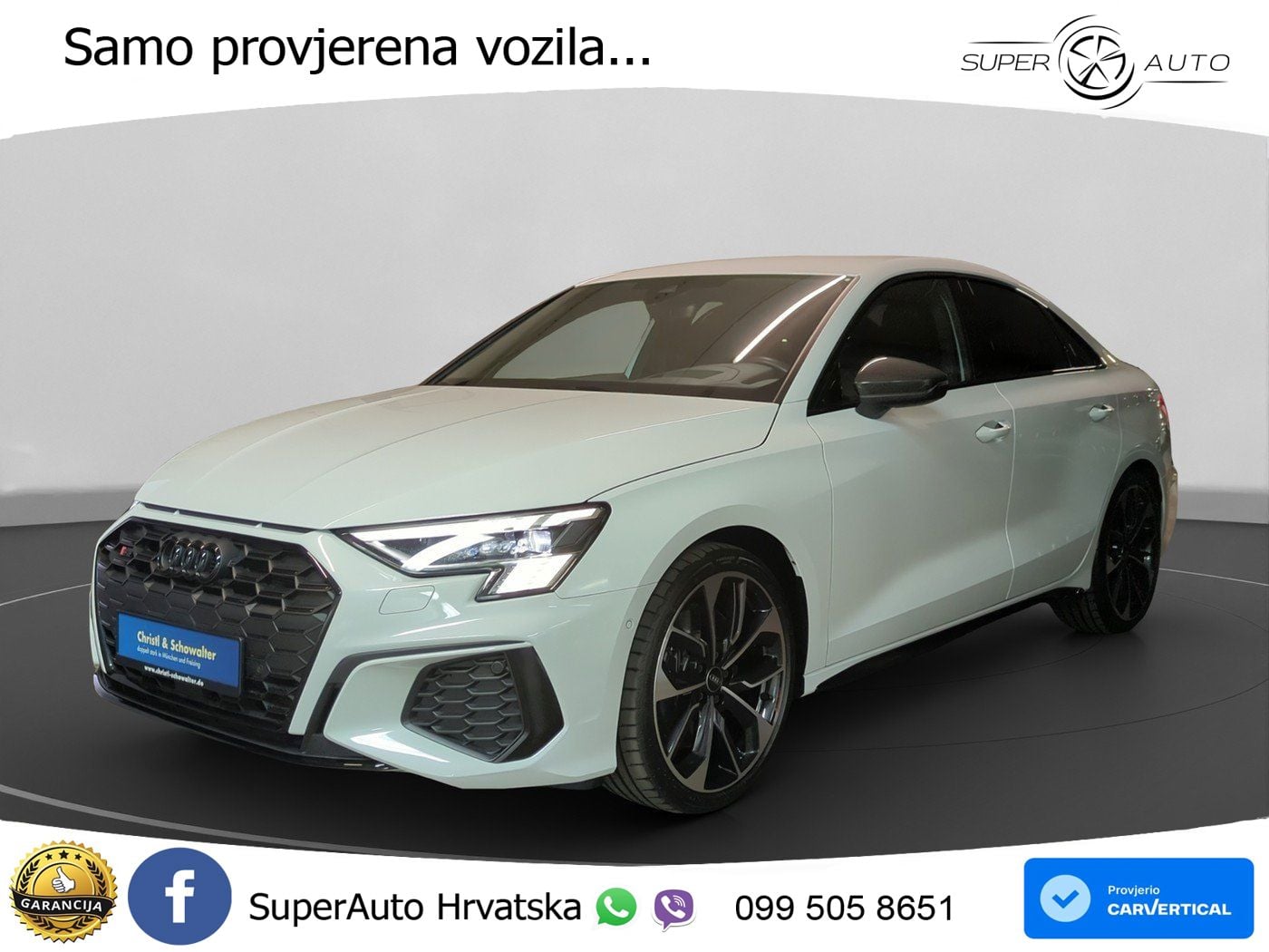Audi S3 Limuzina 2.0 TFSI (310 KS) quattro S tronic LED+GR SJED+ACC
