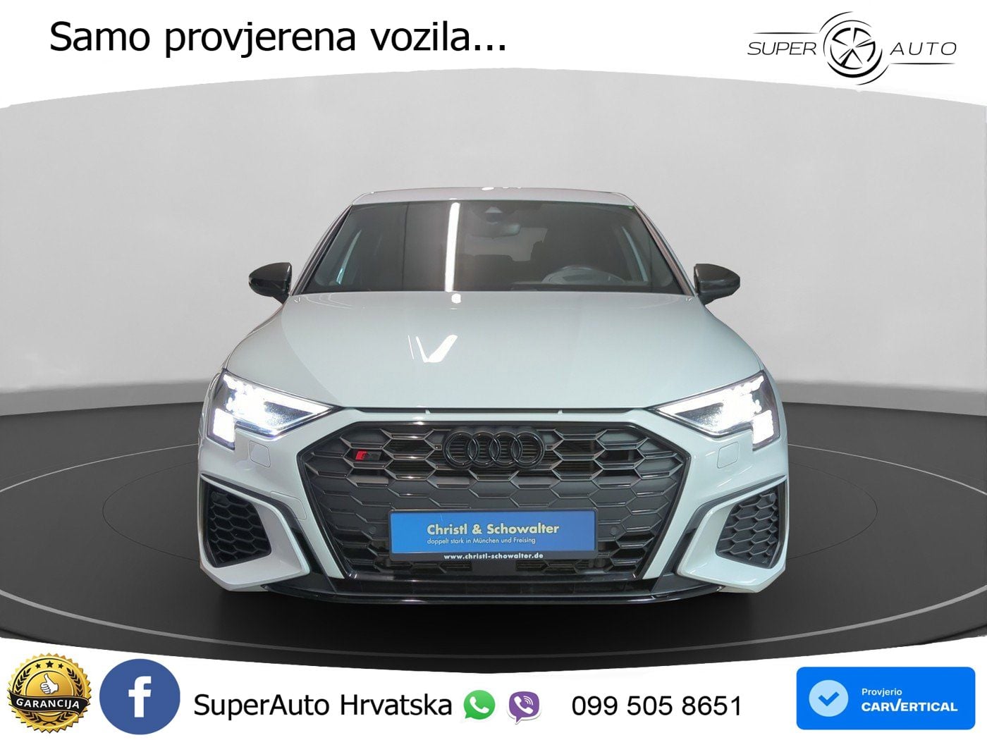 Audi S3 Limuzina 2.0 TFSI (310 KS) quattro S tronic LED+GR SJED+ACC