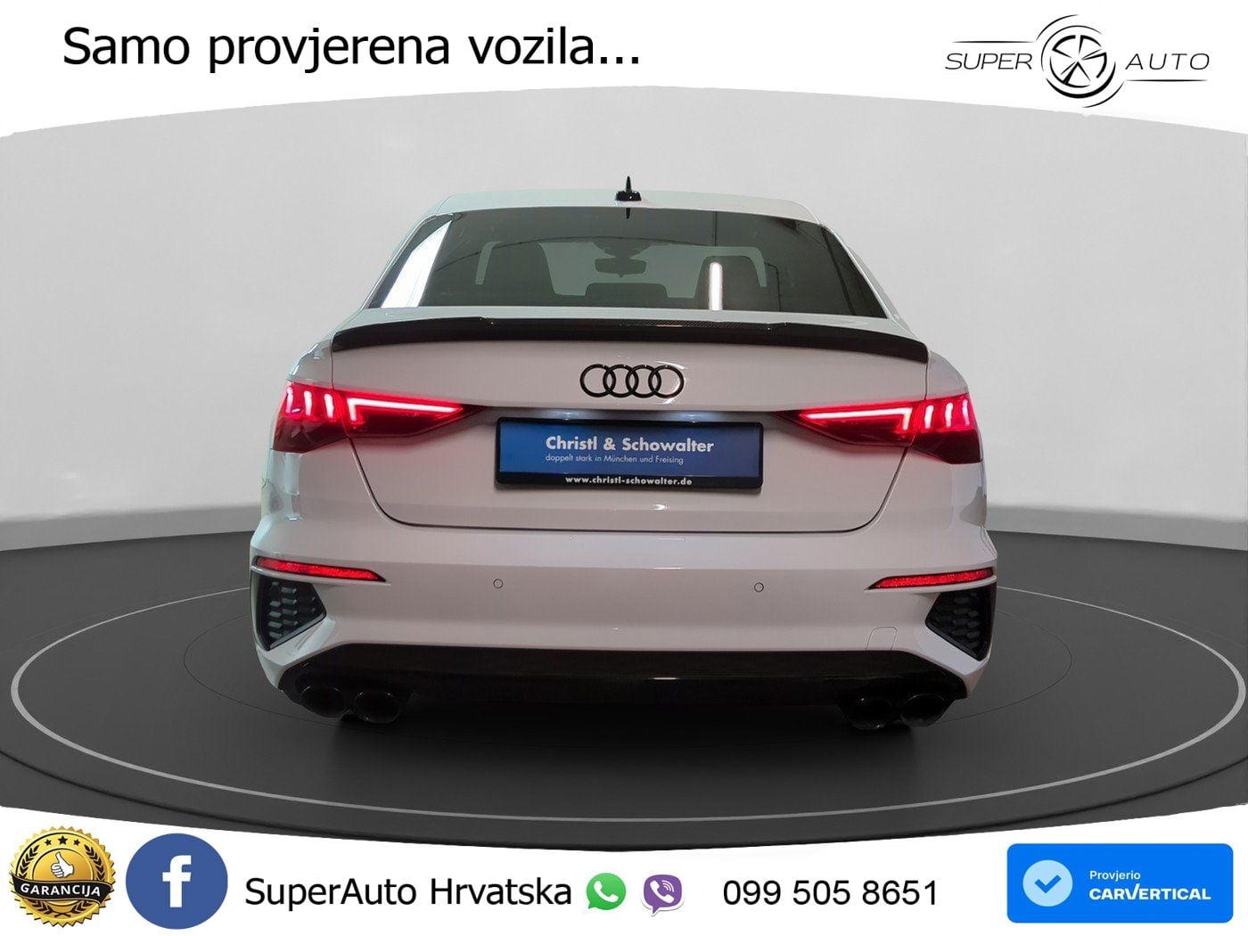 Audi S3 Limuzina 2.0 TFSI (310 KS) quattro S tronic LED+GR SJED+ACC