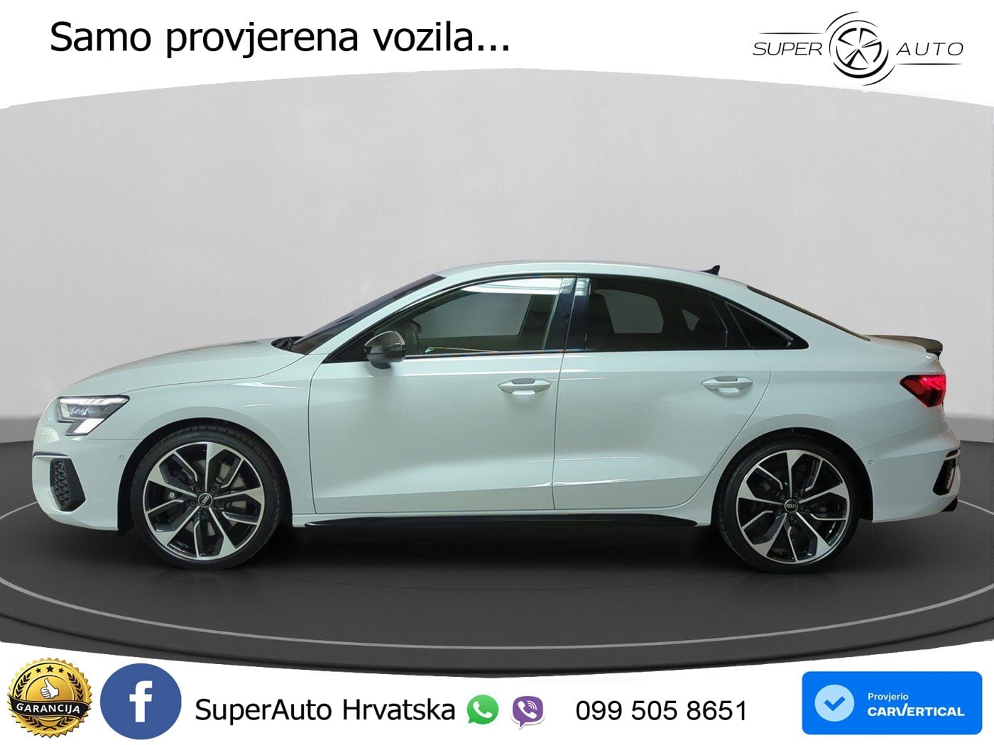 Audi S3 Limuzina 2.0 TFSI (310 KS) quattro S tronic LED+GR SJED+ACC
