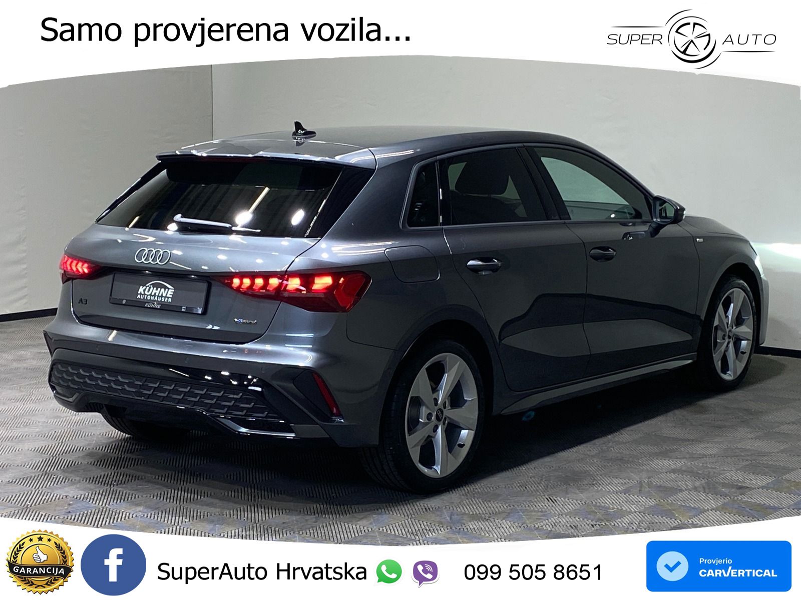 Audi A3 Sportback 40 TFSI (204 KS) quattro S tronic S line
