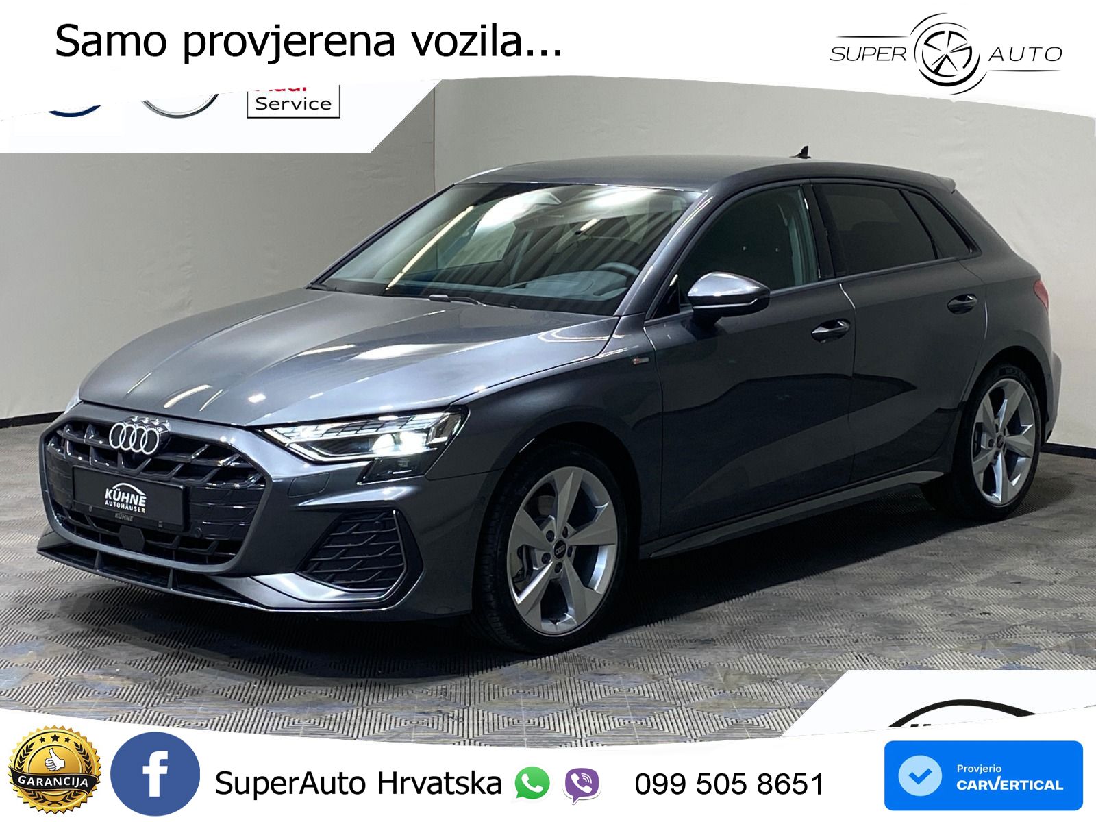 Audi A3 Sportback 40 TFSI (204 KS) quattro S tronic S line