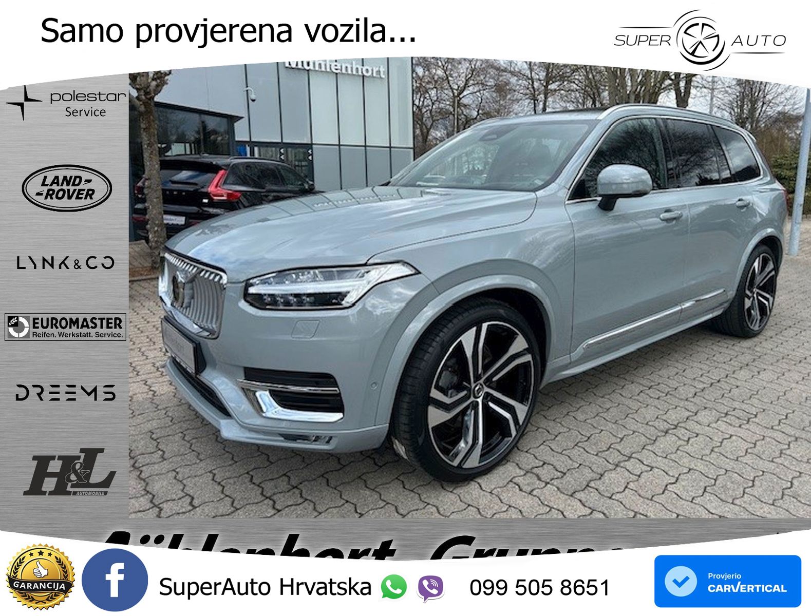 Volvo XC90 2.0 B5 Diesel AWD Automatic ACC+HEAD+4xGR SJED+360+PANO
