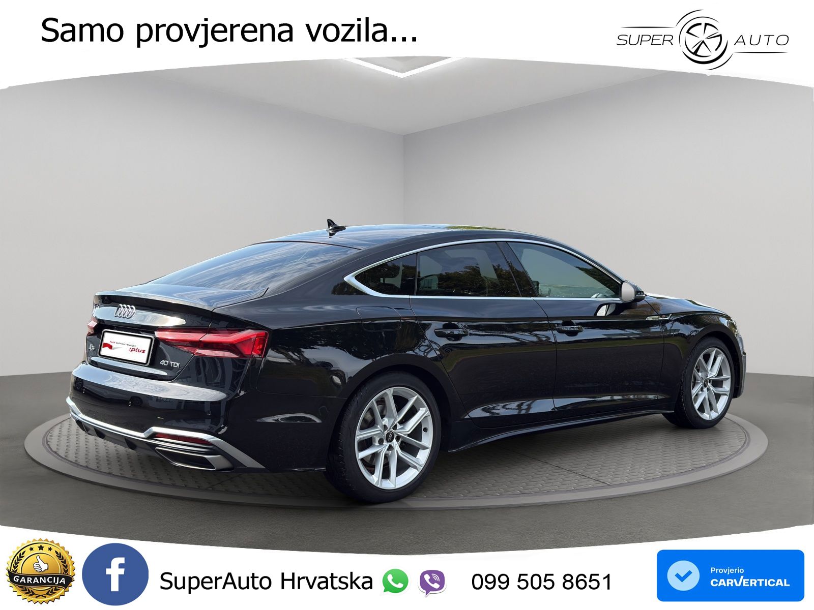 Audi A5 Sportback 40 TDI (204 KS) S tronic S line