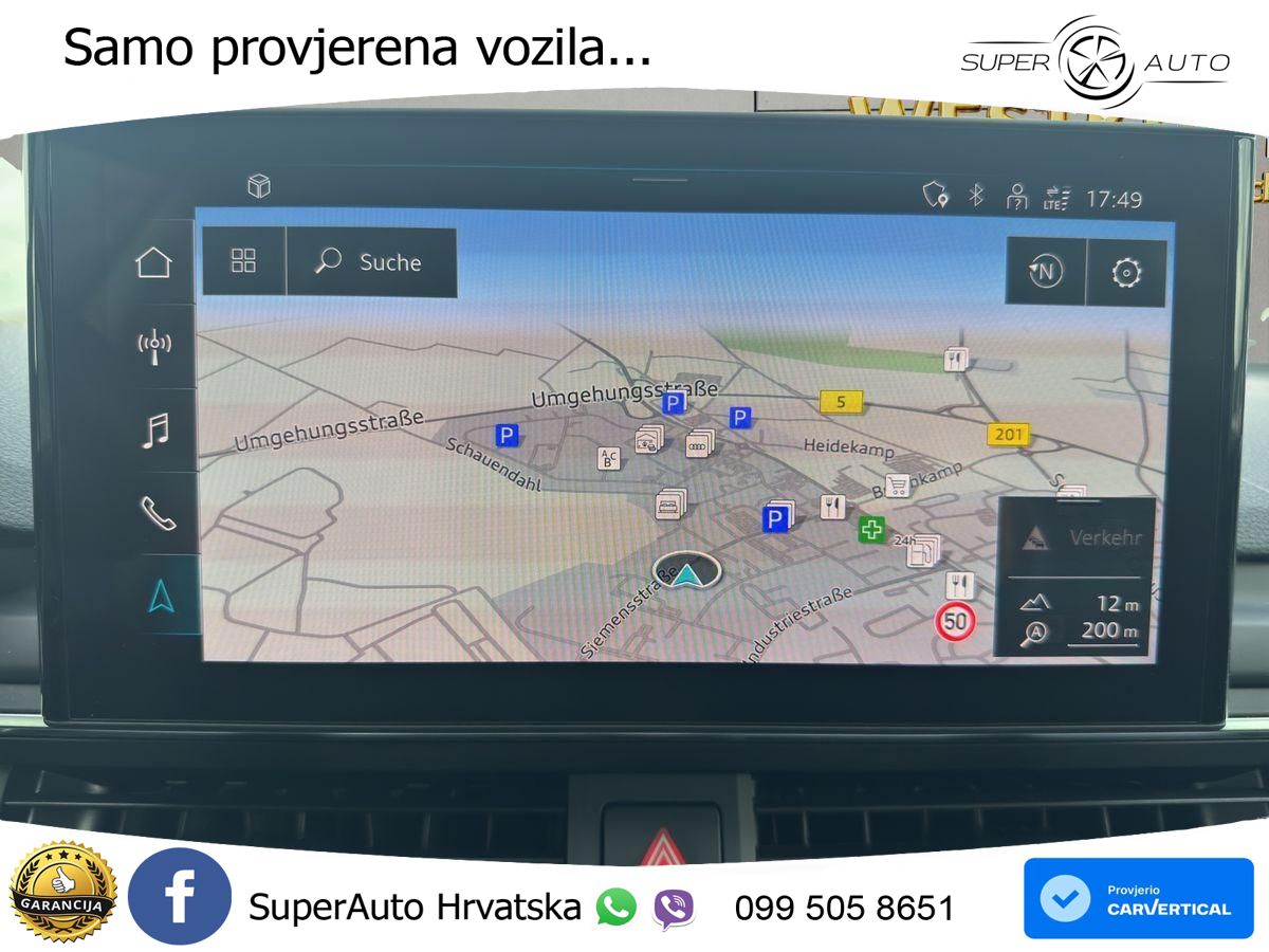 Audi A5 Sportback 40 TDI (204 KS) S tronic MATRIX+GR SJED+KAM