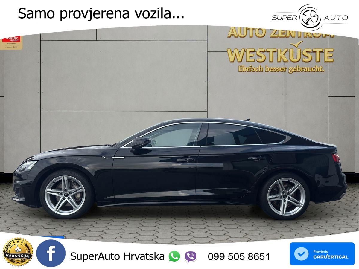Audi A5 Sportback 40 TDI (204 KS) S tronic MATRIX+GR SJED+KAM