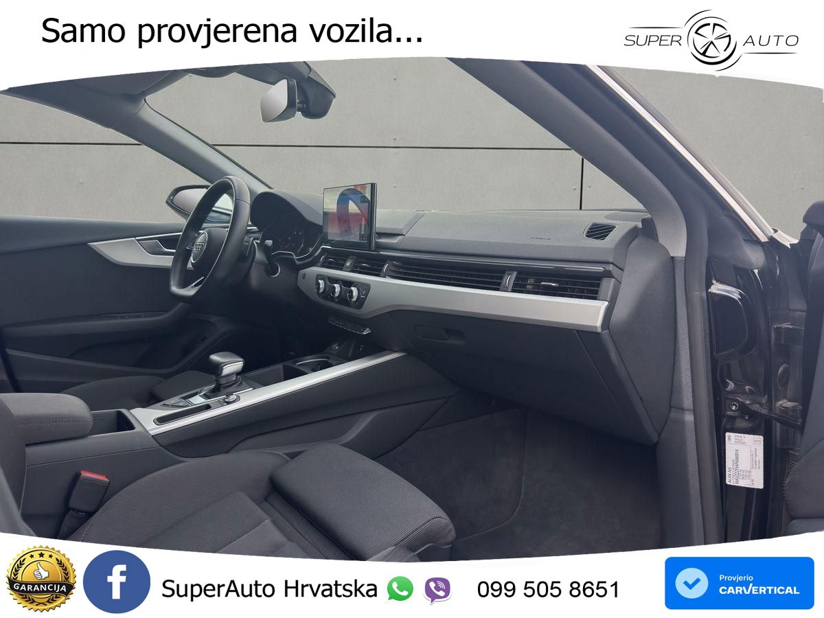 Audi A5 Sportback 40 TDI (204 KS) S tronic MATRIX+GR SJED+KAM