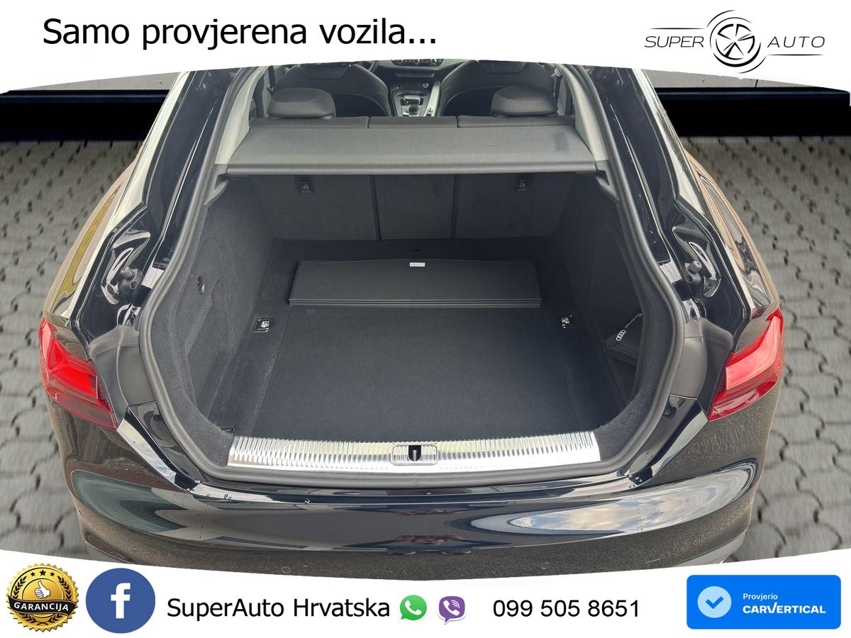 Audi A5 Sportback 40 TDI (204 KS) S tronic MATRIX+GR SJED+KAM