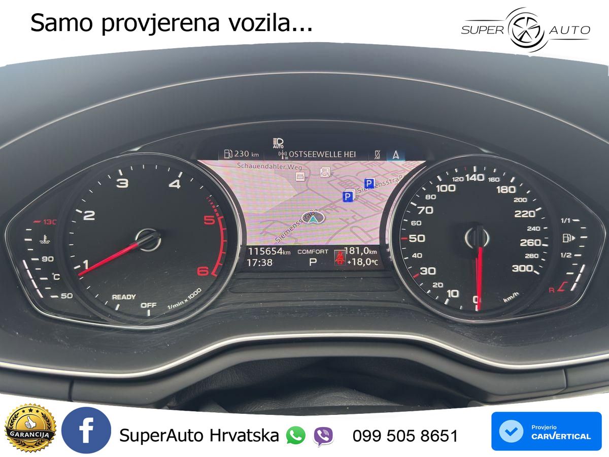 Audi A5 Sportback 40 TDI (204 KS) S tronic MATRIX+GR SJED+KAM