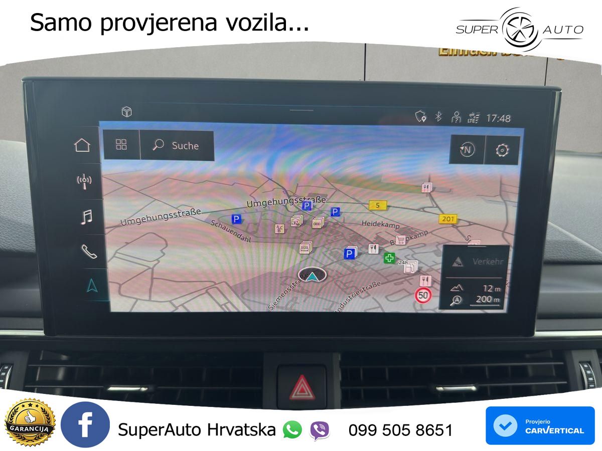Audi A5 Sportback 40 TDI (204 KS) S tronic MATRIX+GR SJED+KAM
