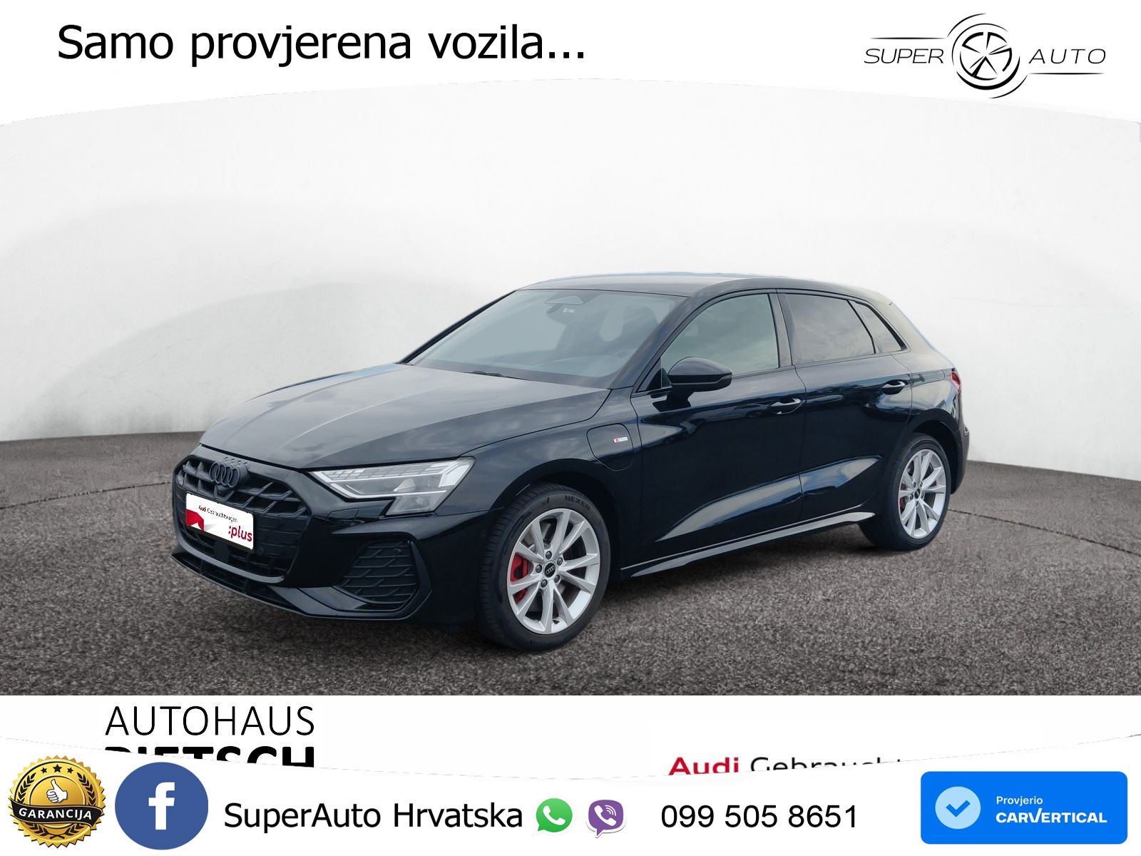 Audi A3 45 TFSIe (272 KS) S tronic S line LED+GR SJED+ACC