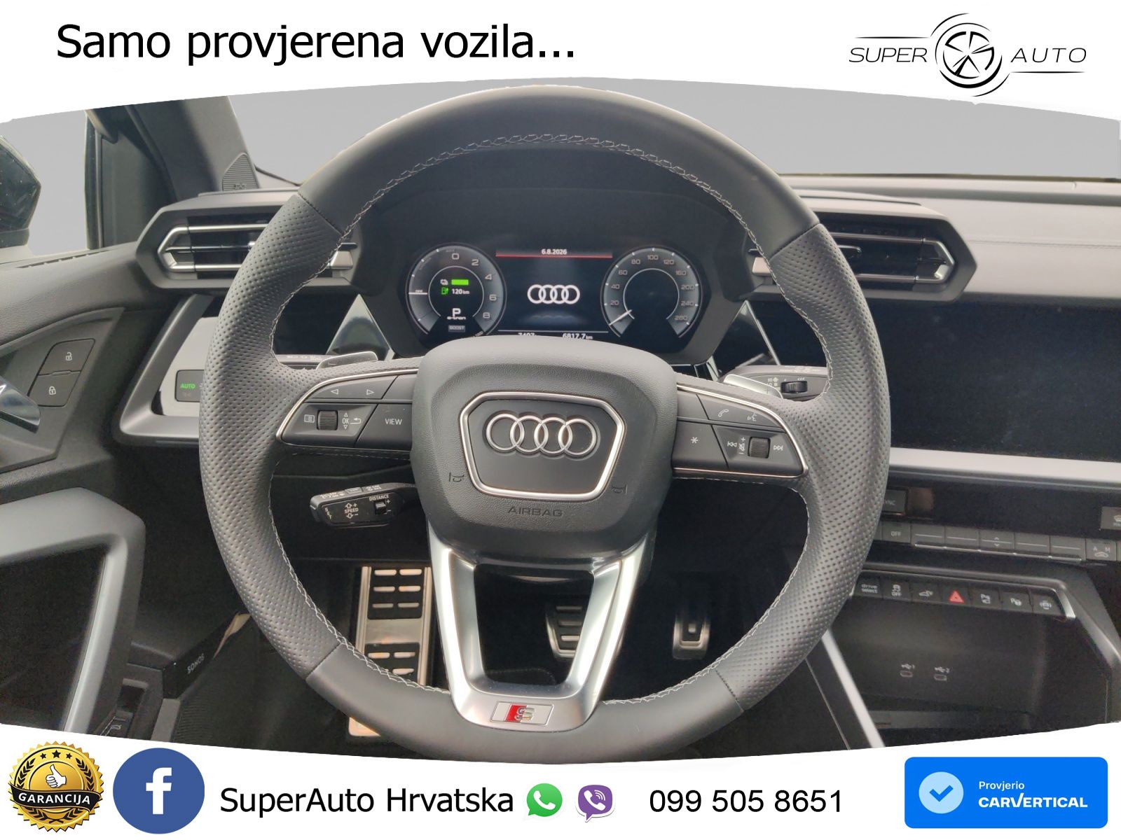 Audi A3 45 TFSIe (272 KS) S tronic S line LED+GR SJED+ACC
