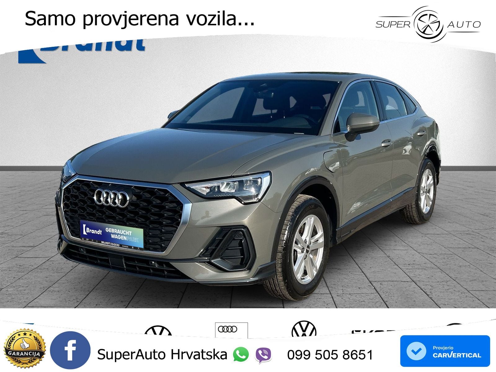 Audi Q3 Sportback 45 TFSIe (245 KS) S tronic LED+GR SJED+ACC