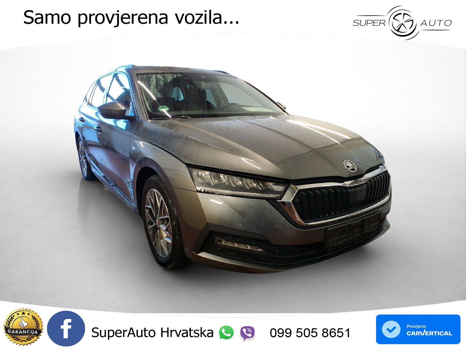 Škoda Octavia Combi 2.0 TDI (150 KS) LED+GR SJED+ACC