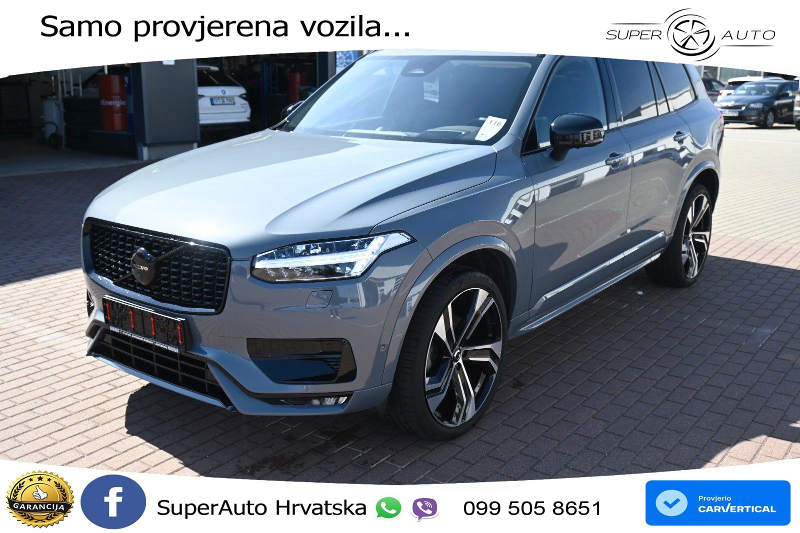 Volvo XC90 2.0 B5 Diesel AWD Automatic ACC+HEAD+4xGR SJED+360+PANO