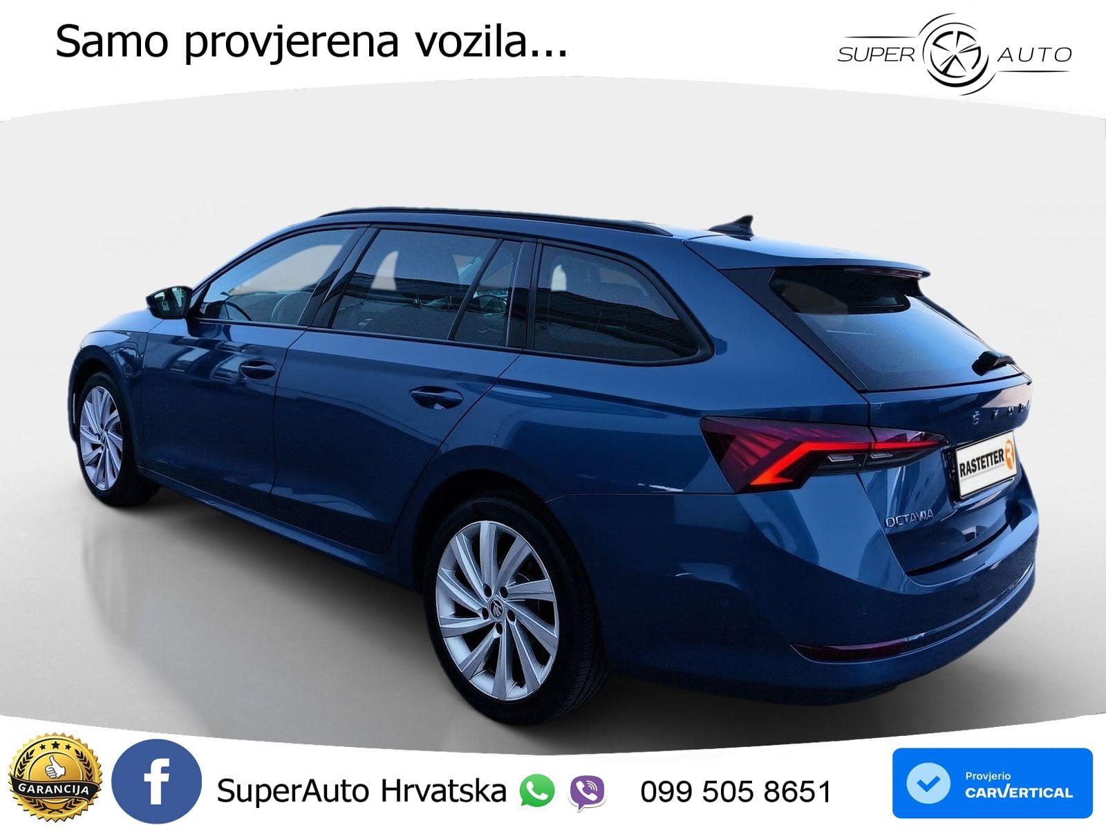 Škoda Octavia Combi iV 1.4 TSI (204 KS) DSG LED+GR SJED+ACC