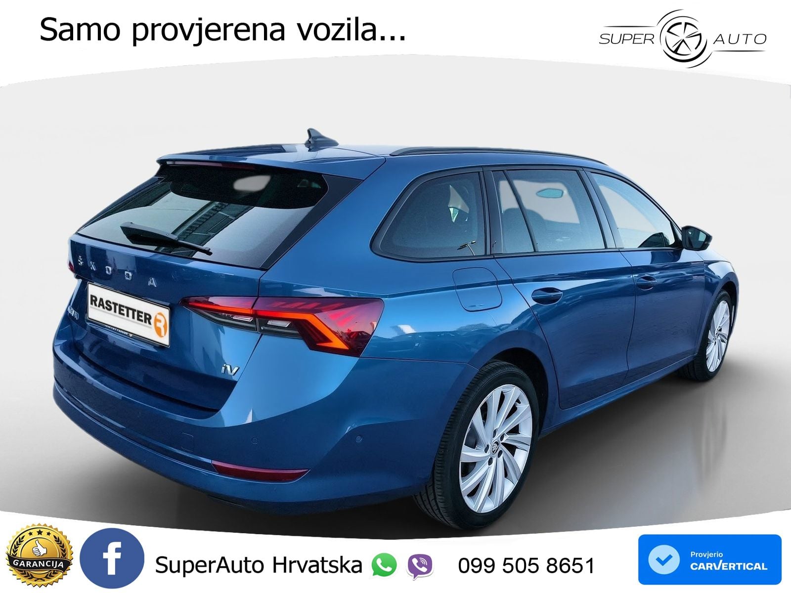 Škoda Octavia Combi iV 1.4 TSI (204 KS) DSG LED+GR SJED+ACC