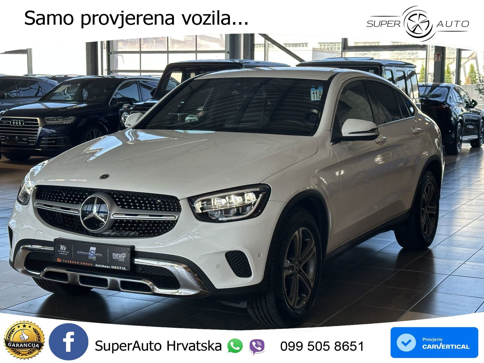 Mercedes GLC 220d (194 KS) 4MATIC G-TRONIC LED+GR SJED+ACC