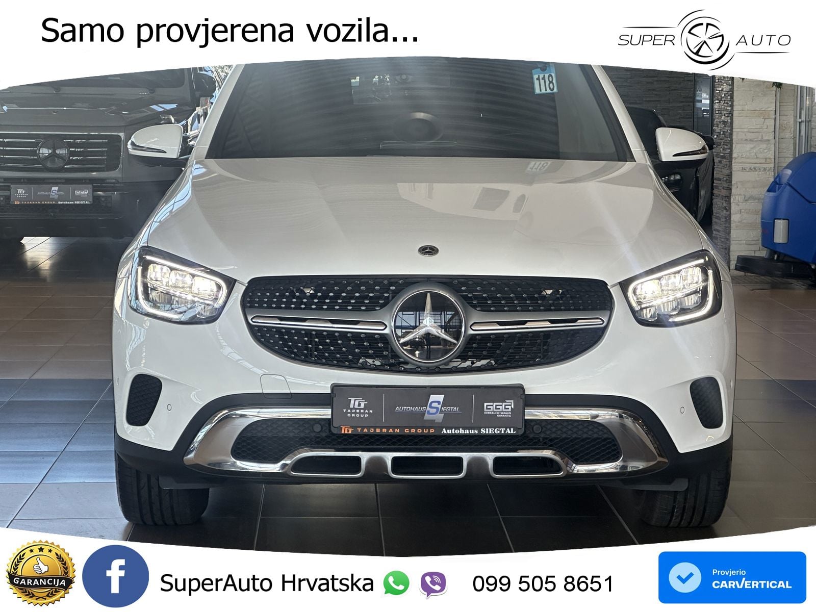 Mercedes GLC 220d (194 KS) 4MATIC G-TRONIC LED+GR SJED+ACC