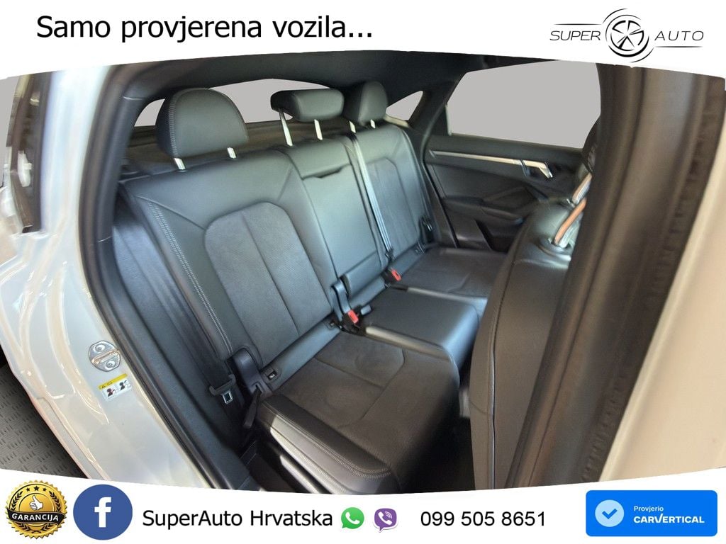 Audi Q3 Sportback 40 TDI (200 KS) quattro S tronic S line LED+GR SJED+ACC