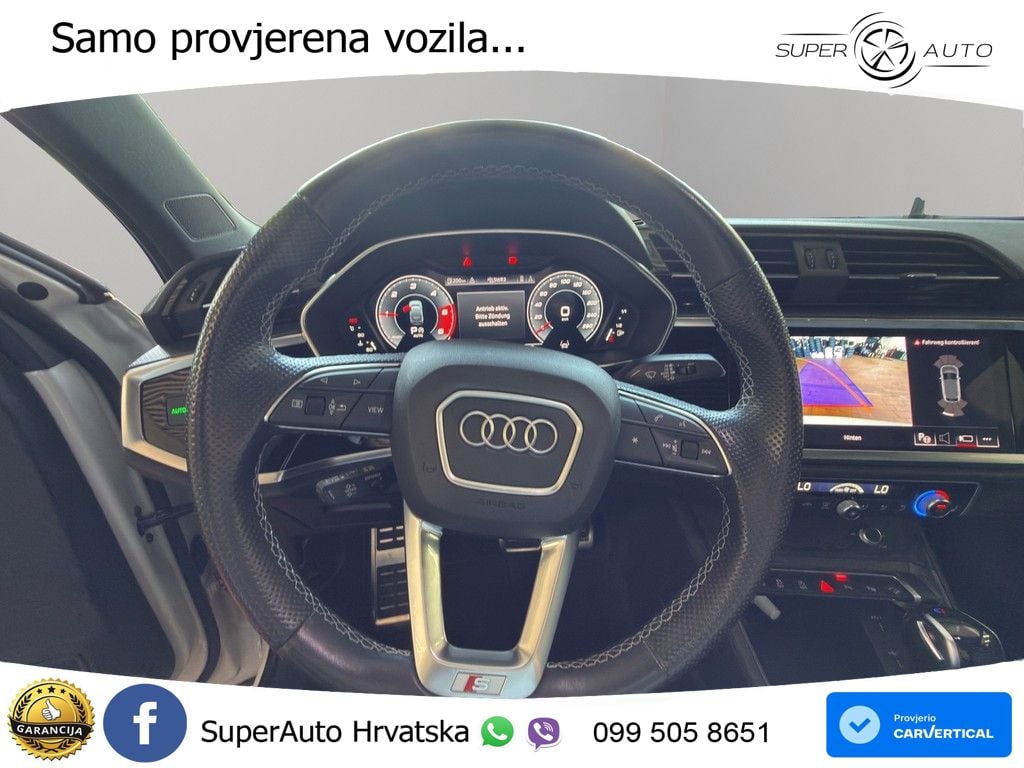 Audi Q3 Sportback 40 TDI (200 KS) quattro S tronic S line LED+GR SJED+ACC
