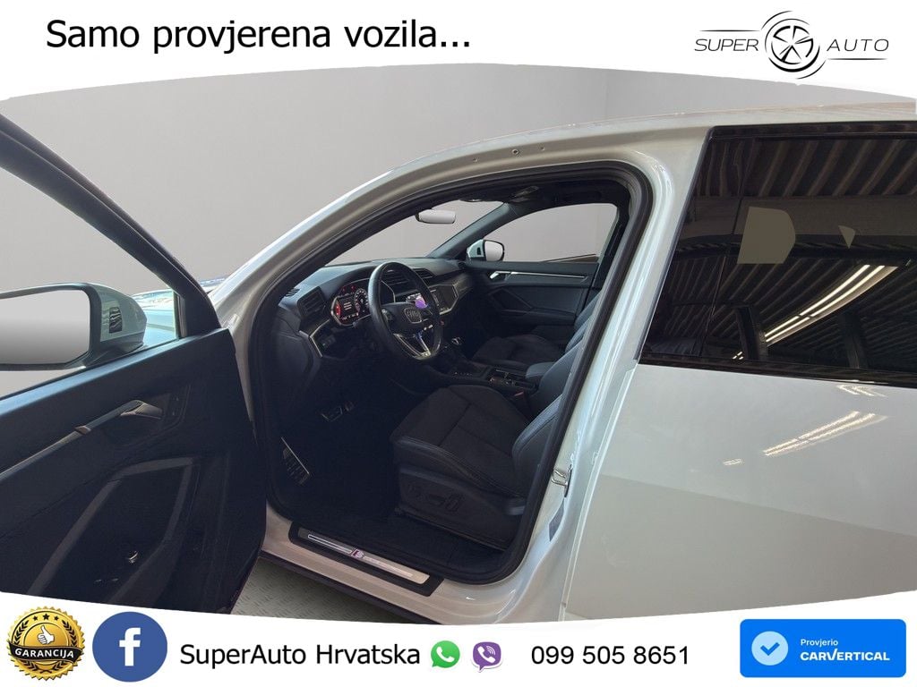 Audi Q3 Sportback 40 TDI (200 KS) quattro S tronic S line LED+GR SJED+ACC