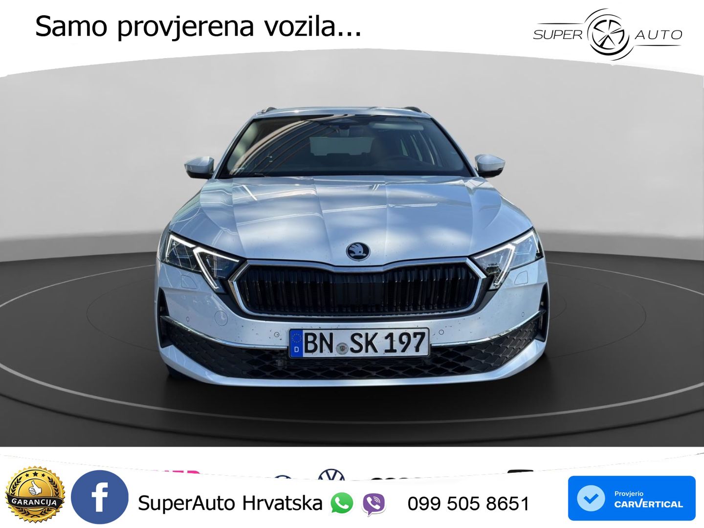 Škoda Octavia Combi 2.0 TDI (150 KS) DSG Selection MATRIX+GR SJED+KAM