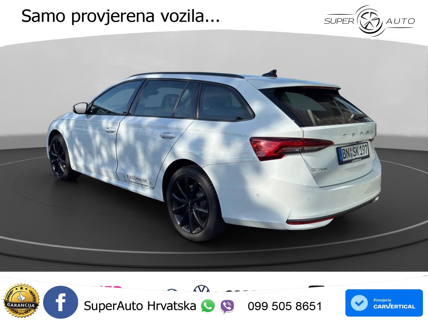 Škoda Octavia Combi 2.0 TDI (150 KS) DSG Selection MATRIX+GR SJED+KAM