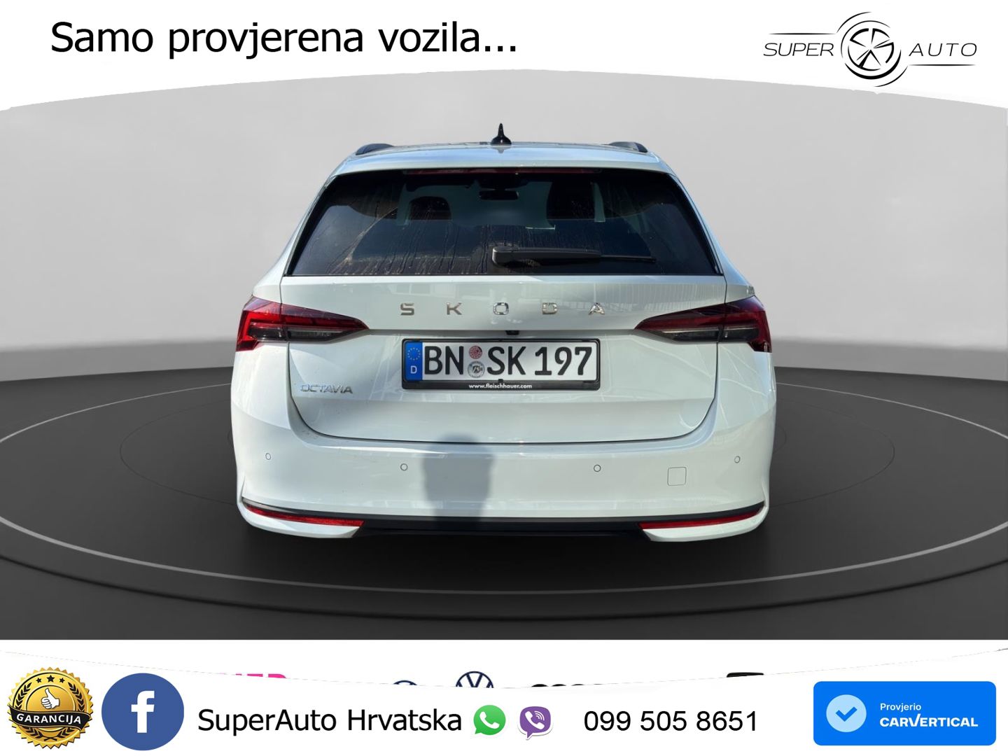 Škoda Octavia Combi 2.0 TDI (150 KS) DSG Selection MATRIX+GR SJED+KAM