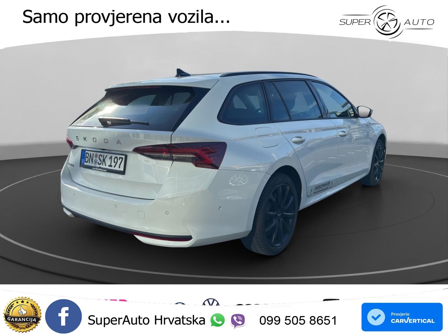 Škoda Octavia Combi 2.0 TDI (150 KS) DSG Selection MATRIX+GR SJED+KAM
