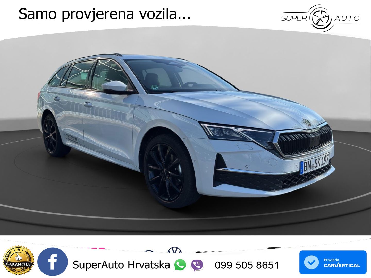 Škoda Octavia Combi 2.0 TDI (150 KS) DSG Selection MATRIX+GR SJED+KAM