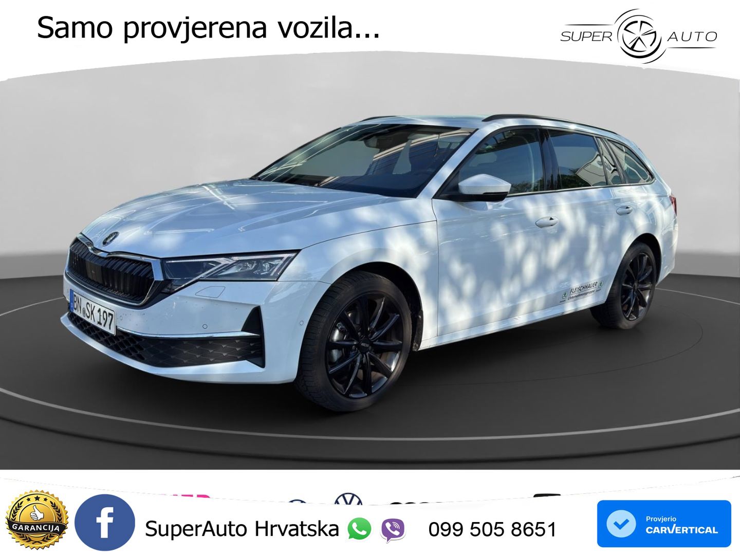 Škoda Octavia Combi 2.0 TDI (150 KS) DSG Selection MATRIX+GR SJED+KAM