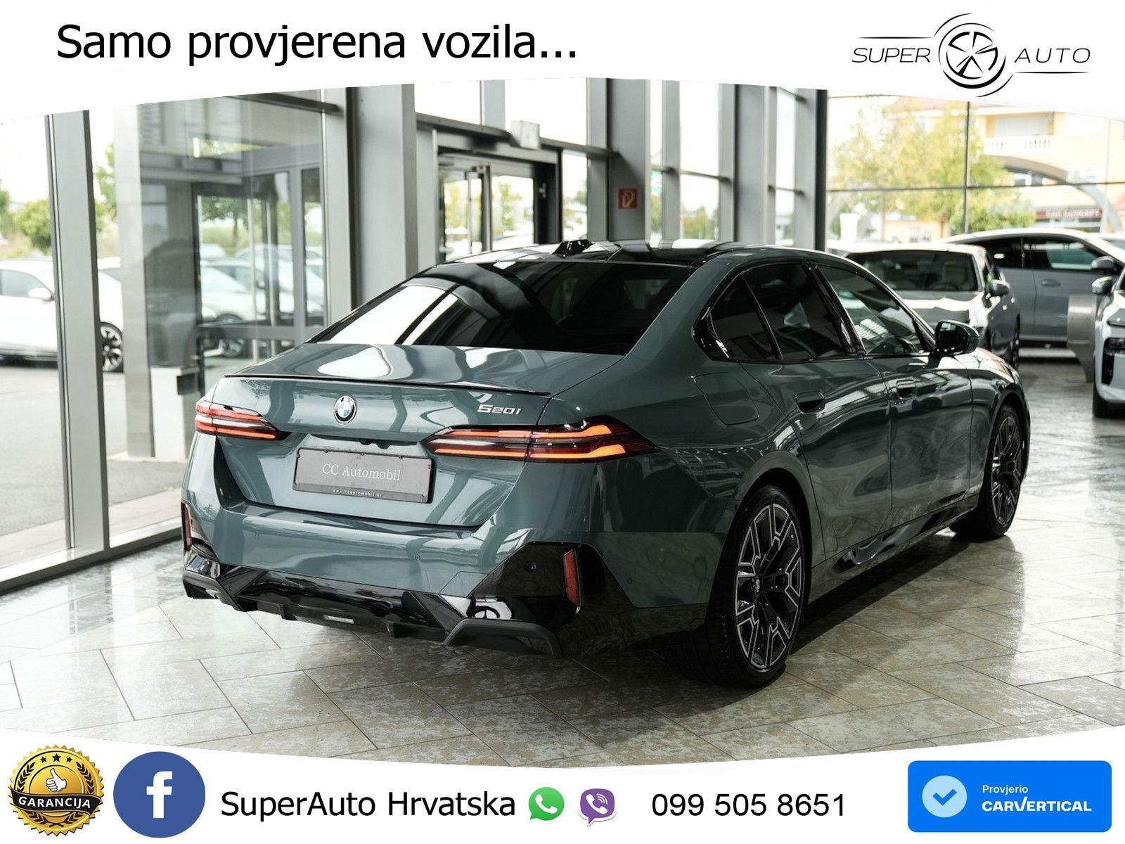 BMW 520i (208 KS) Steptronic M Sport LED+GR SJED+ACC