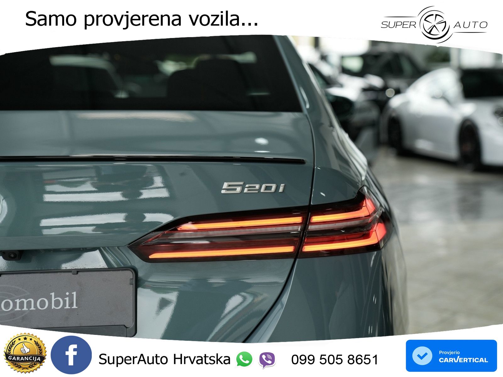 BMW 520i (208 KS) Steptronic M Sport LED+GR SJED+ACC