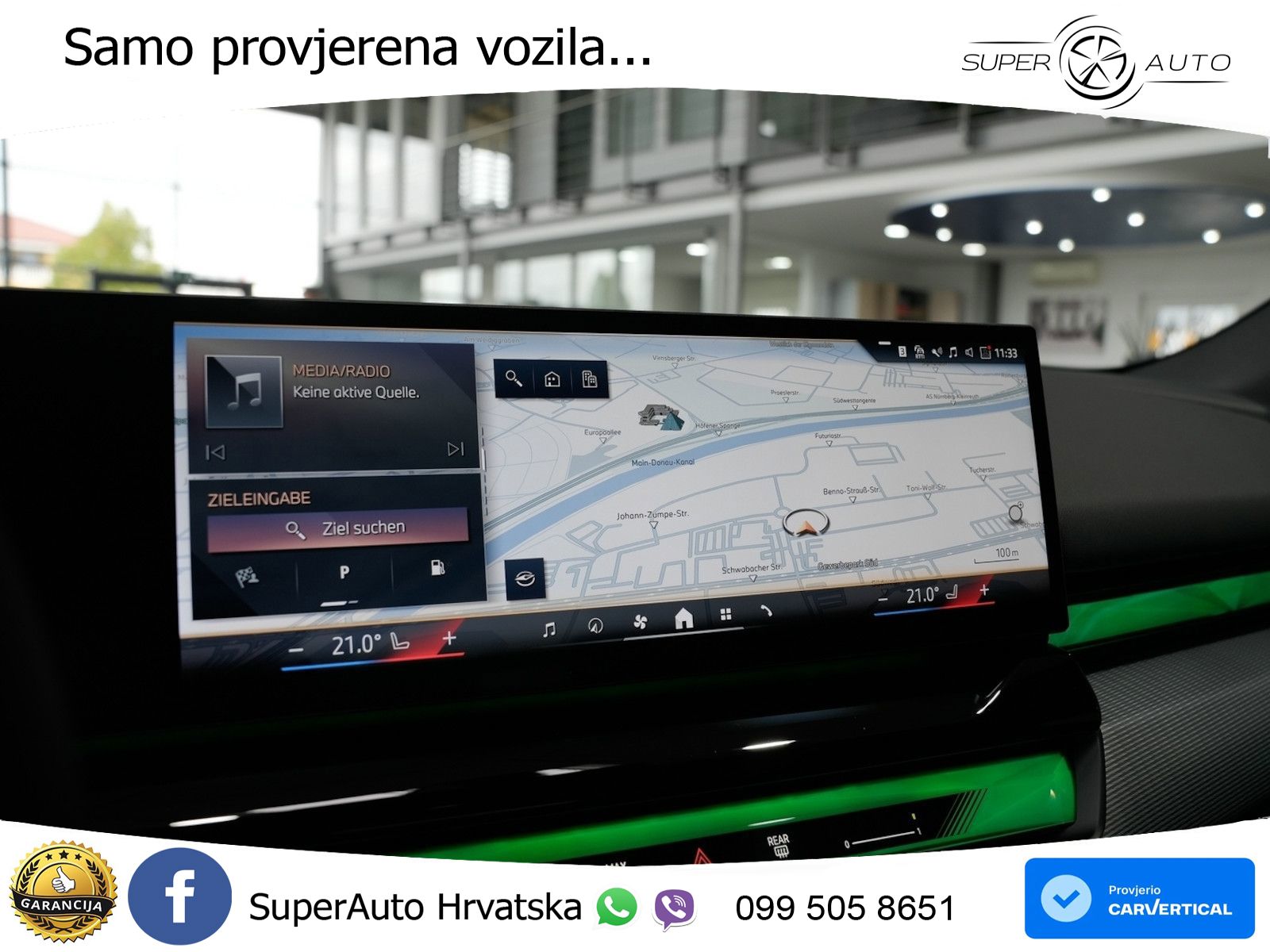 BMW 520i (208 KS) Steptronic M Sport LED+GR SJED+ACC