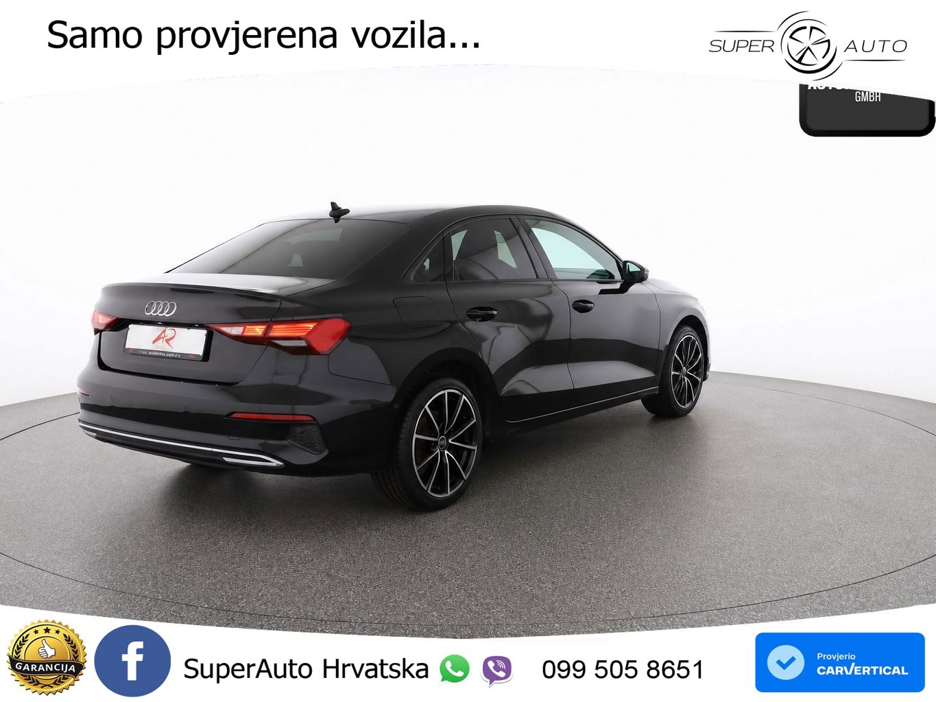 Audi A3 Limuzina 35 TFSI (150 KS) S tronic S line LED+GR SJED+ACC