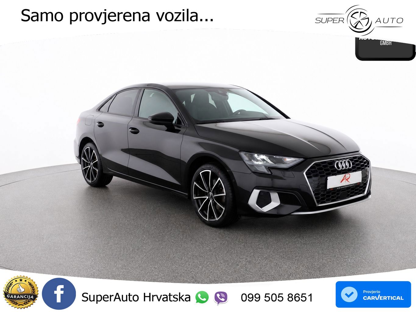 Audi A3 Limuzina 35 TFSI (150 KS) S tronic S line LED+GR SJED+ACC