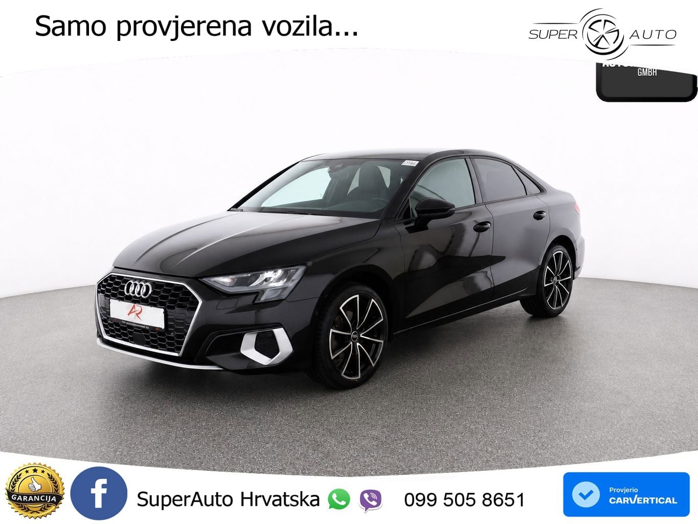 Audi A3 Limuzina 35 TFSI (150 KS) S tronic S line LED+GR SJED+ACC