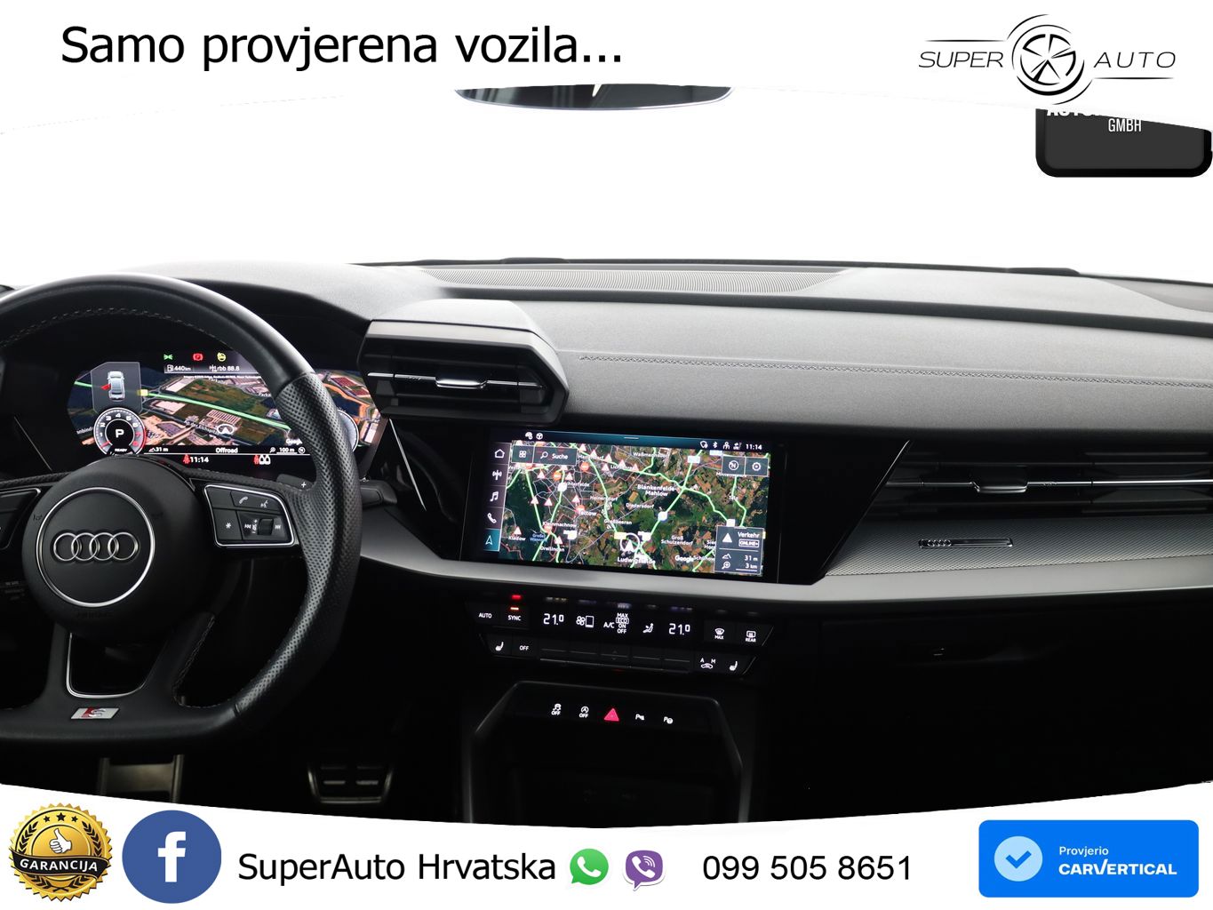 Audi A3 Limuzina 35 TFSI (150 KS) S tronic S line LED+GR SJED+ACC