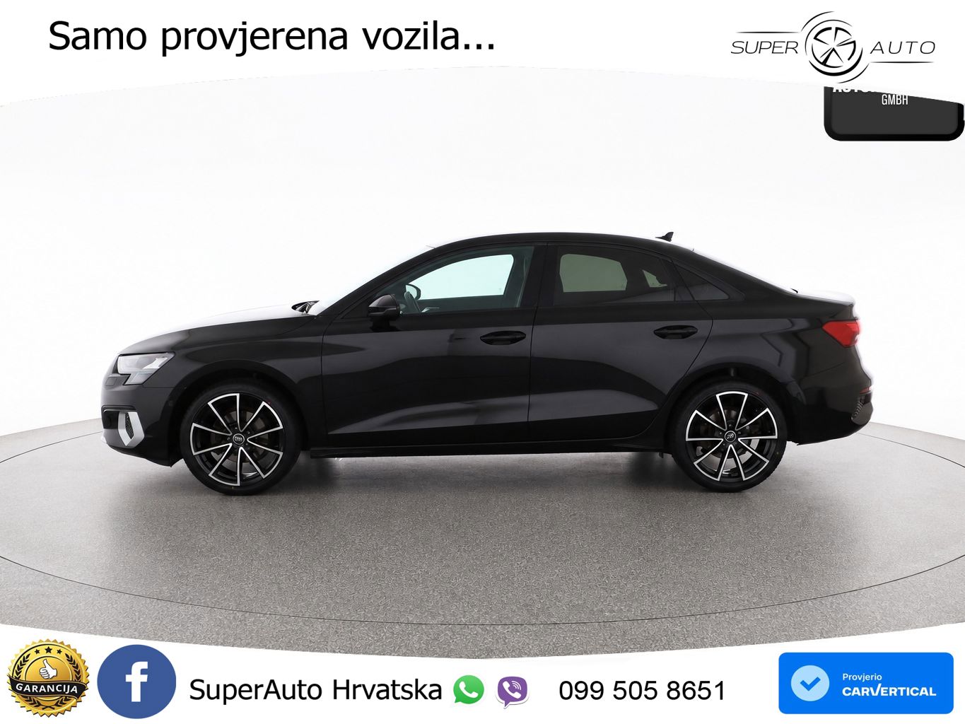Audi A3 Limuzina 35 TFSI (150 KS) S tronic S line LED+GR SJED+ACC