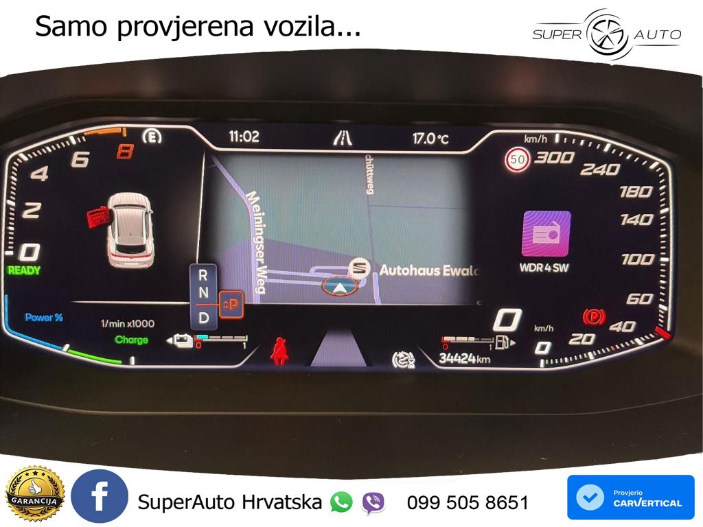 Cupra Formentor 1.4 TSI (245 KS) e-Hybrid DSG VZ LED+GR SJED+ACC