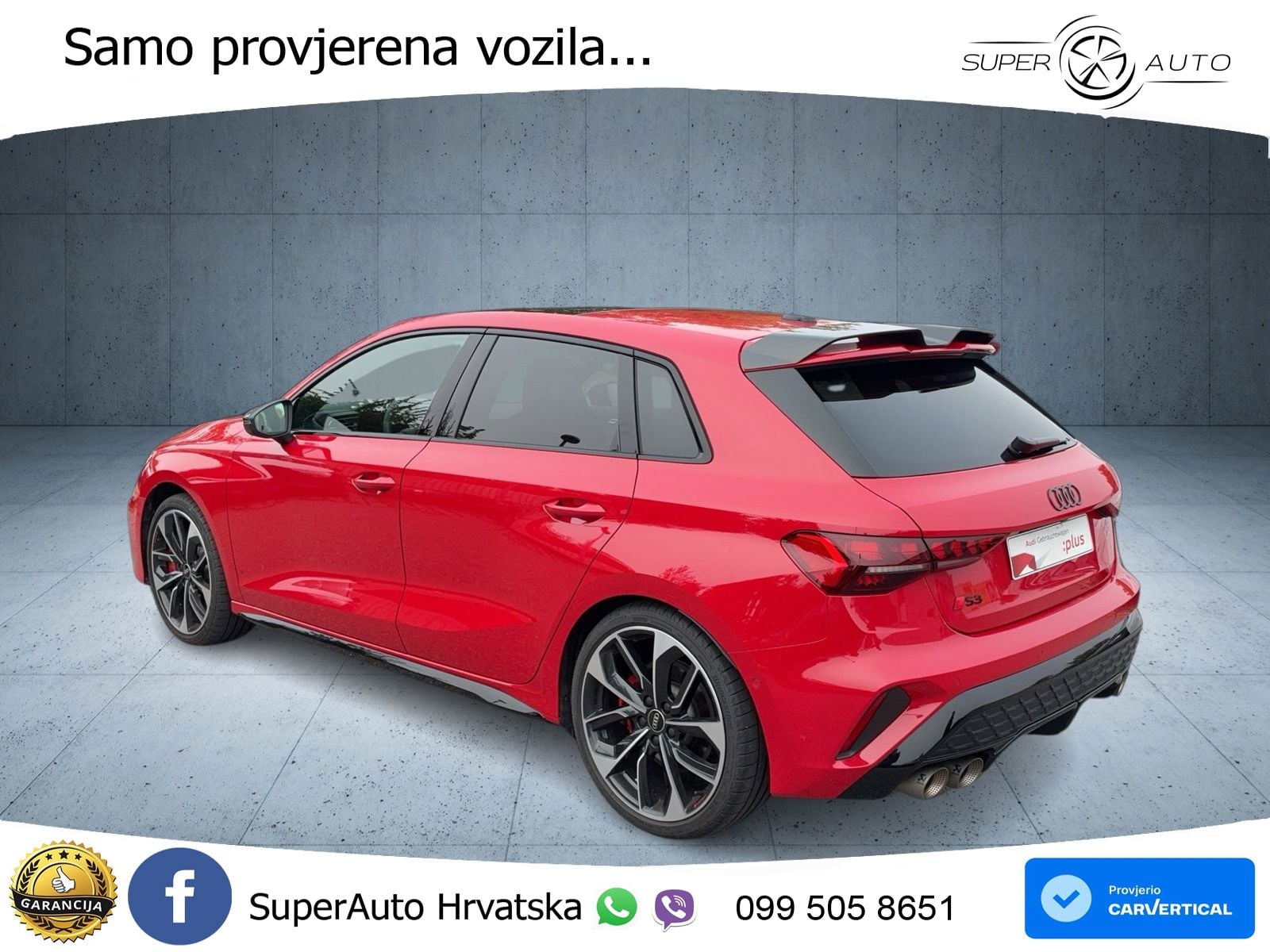 Audi S3 2.0 TFSI (333 KS) quattro S tronic LED+GR SJED+ACC