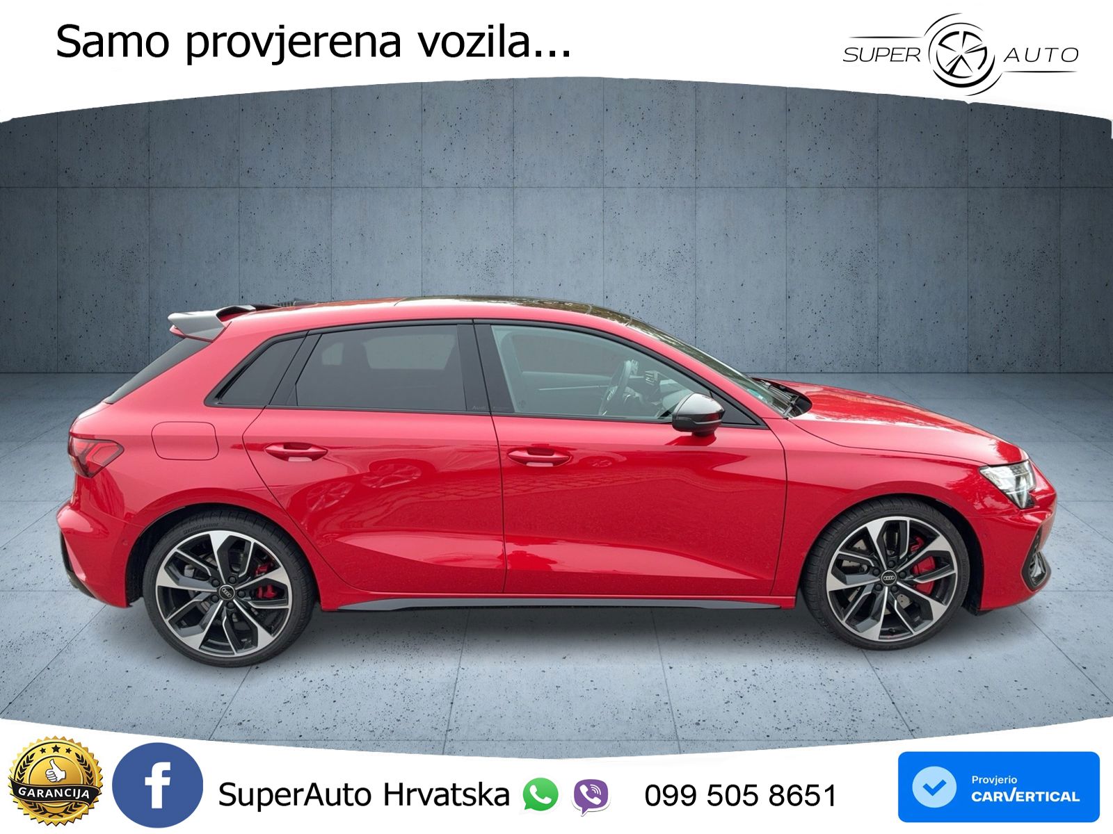 Audi S3 2.0 TFSI (333 KS) quattro S tronic LED+GR SJED+ACC