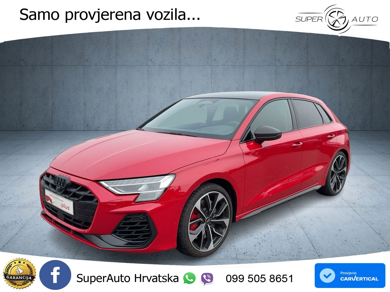 Audi S3 2.0 TFSI (333 KS) quattro S tronic LED+GR SJED+ACC