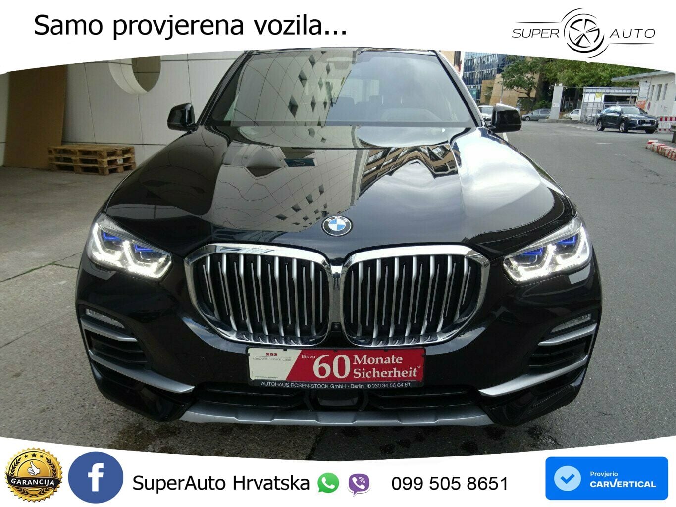 BMW X5 30d (286 KS) xDrive Steptronic ZRAČNI+ACC+GR SJED+KAM+PANO