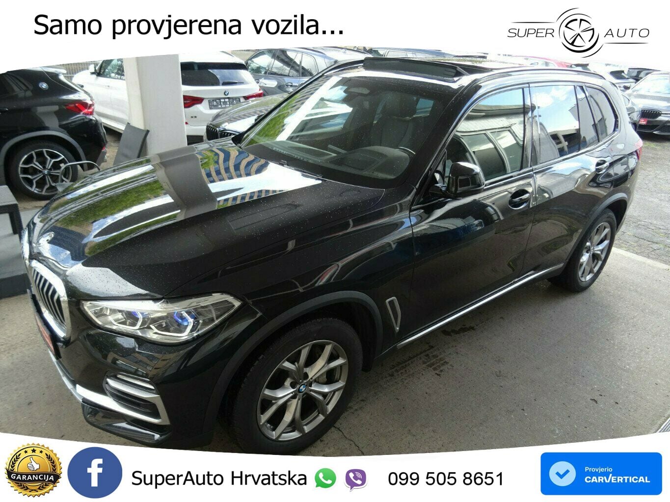 BMW X5 30d (286 KS) xDrive Steptronic ZRAČNI+ACC+GR SJED+KAM+PANO